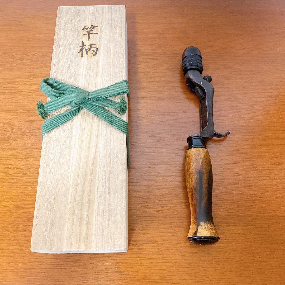 Bass★Fishing　田村釣具　黒柿　オールアングルグリップ