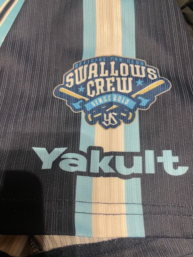 東京ヤクルトスワローズ2025 CREWつば九郎ユニフォーム　刺繍タイプ