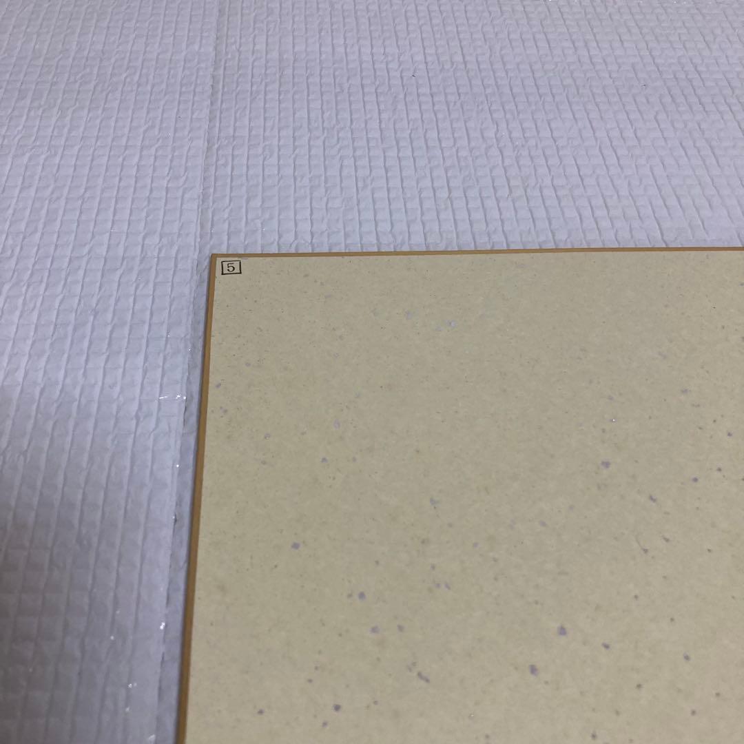 TS78 肉筆 色紙 水仙 安藤いく江（金へんに育）日本画 花鳥画 季節飾り