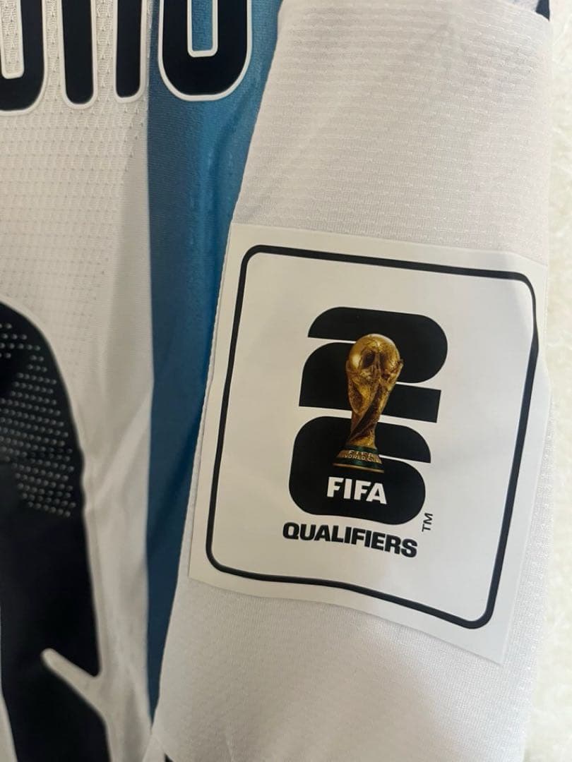 【新品】アルバレス　アルゼンチン代表　選手仕様　2026　ホーム　長袖フルパッチ