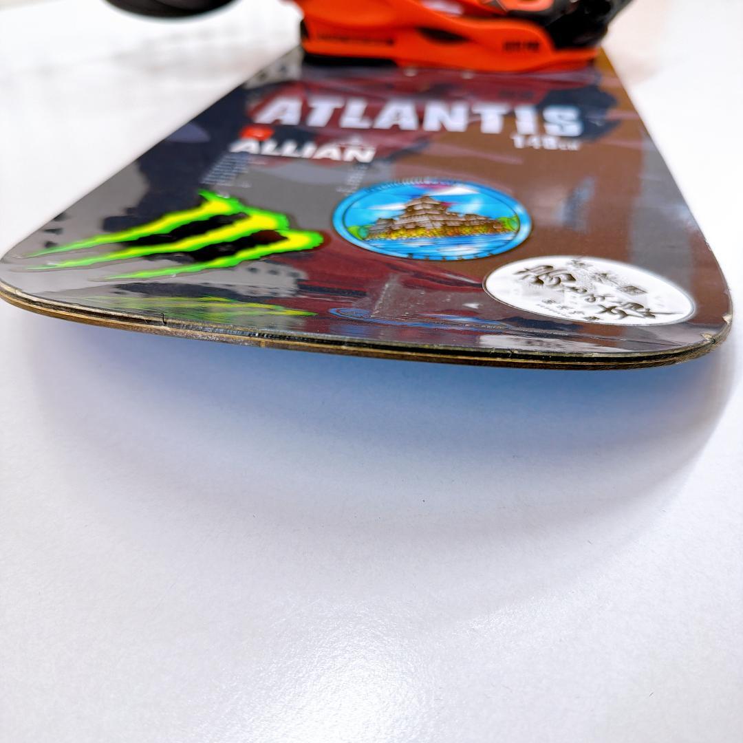 良品　ALLIAN ATLANTIS union ビンディング付　スノボー