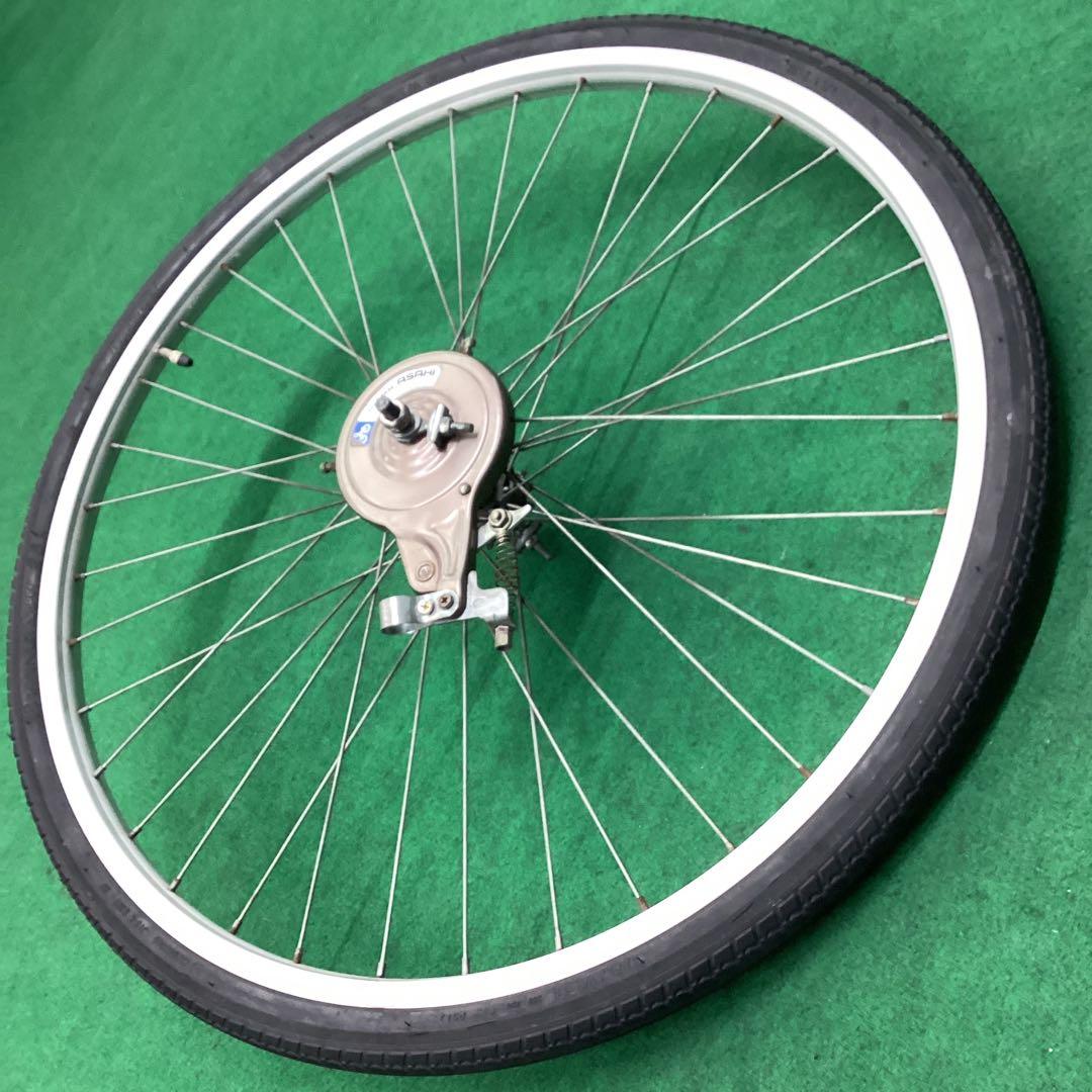 アルミリム　後輪 26x1-3/8 タイヤ付 14t 26インチ　シングル