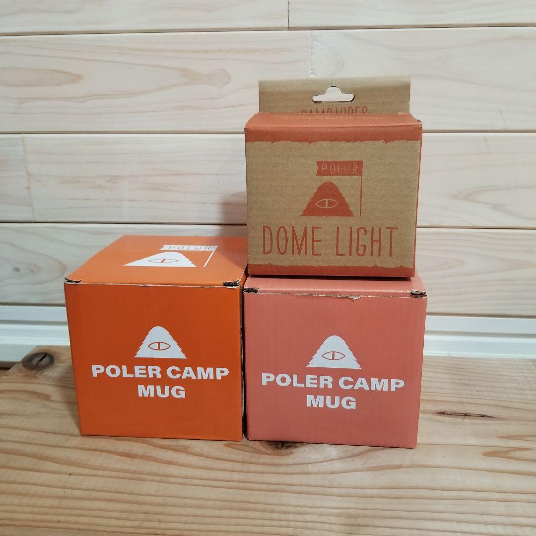 新品未使用　POLER ポーラー　マグカップ　ヘッドライト　セット　キャンプ