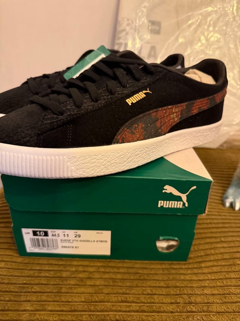 ■新品未使用■ シークレットベース ゴジラ ソフビ PUMA スニーカー セット