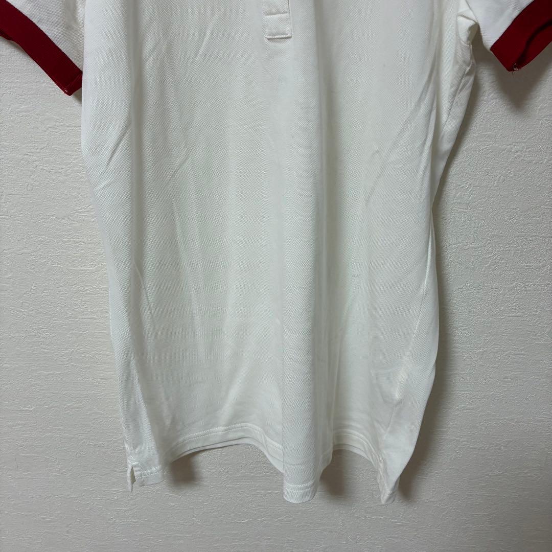 BEAMS GOLF ポロシャツ ホワイト/レッド　レディース　Mサイズ