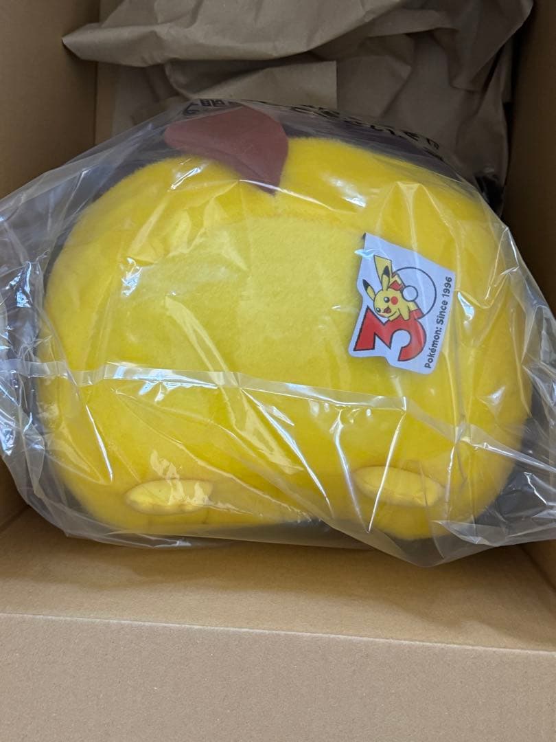 【ポケットモンスター】おかえり！ピカチュウ1/1 ぬいぐるみ　ポケモンセンター