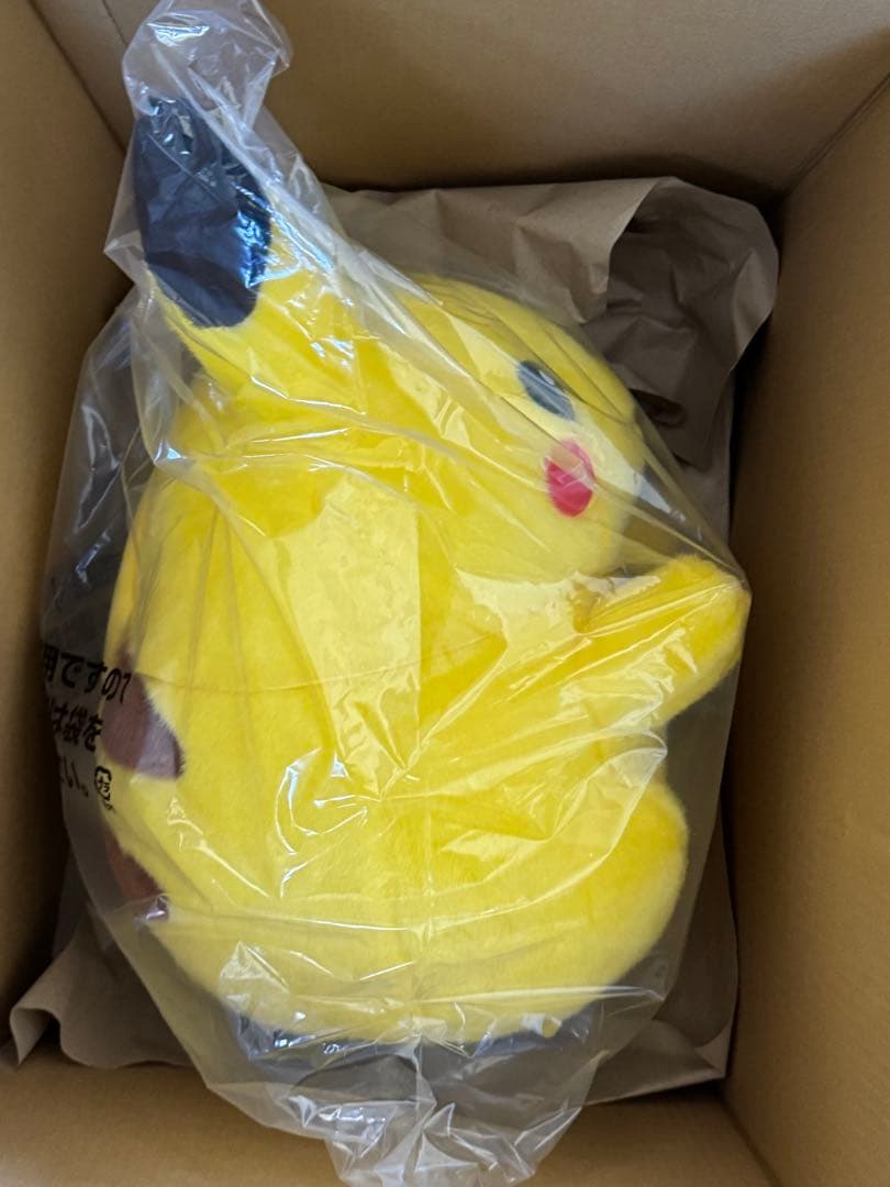 【ポケットモンスター】おかえり！ピカチュウ1/1 ぬいぐるみ　ポケモンセンター