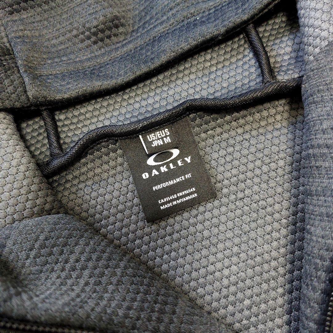 美品☆OAKLEY ジャージ上下セット ブラック　sizeM