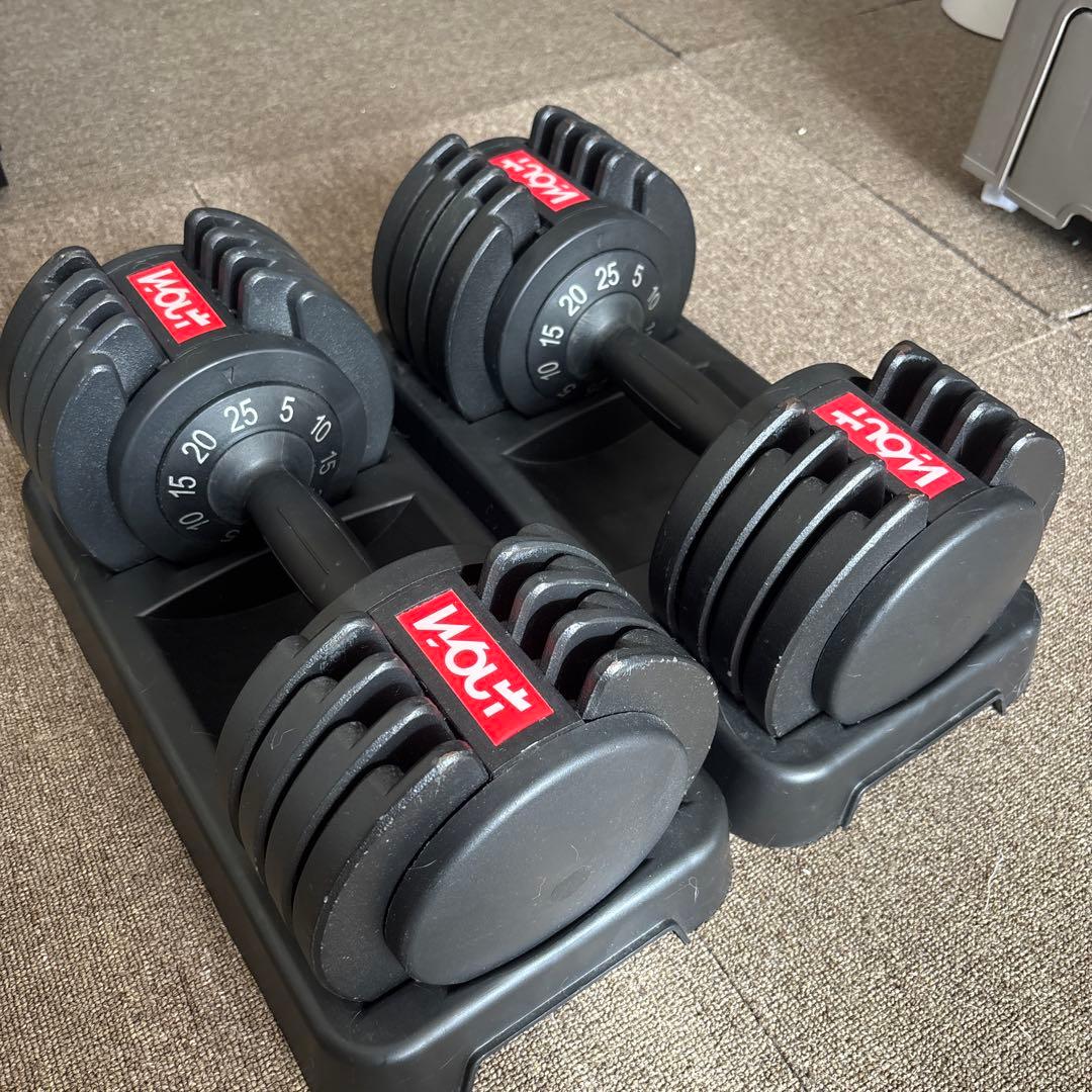 Wout 可変式ダンベルセット 5kg〜25kg ②