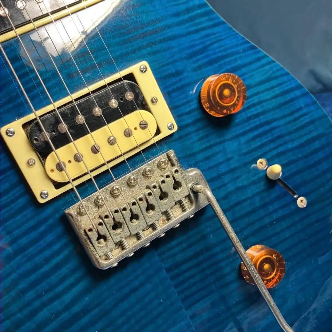 ネック修復歴有 PRS SE custom 24 Blue Matteo