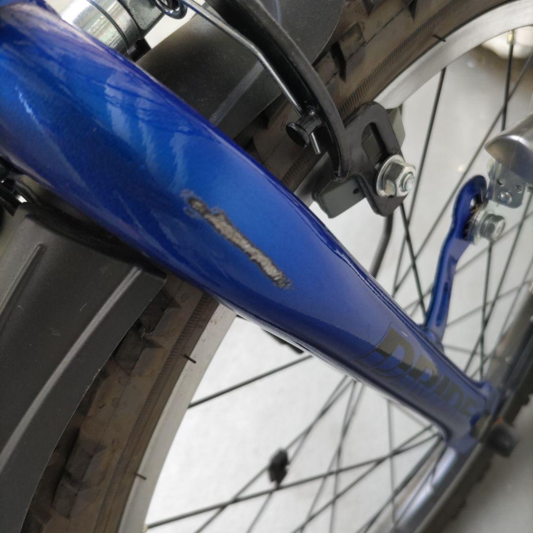 Dride 自転車 青色 バスケット付き 22インチ 手渡しのみ