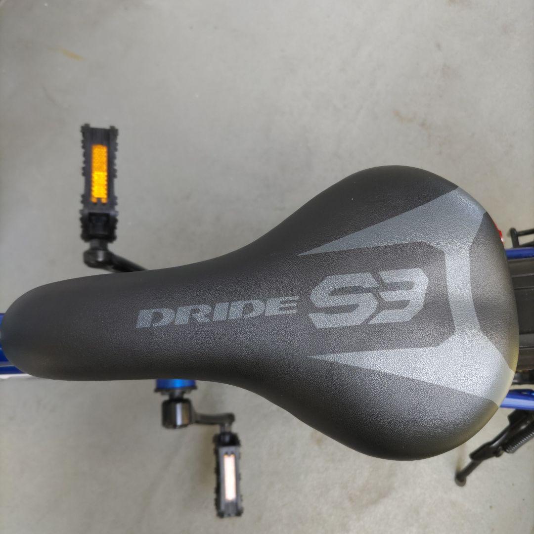 Dride 自転車 青色 バスケット付き 22インチ 手渡しのみ
