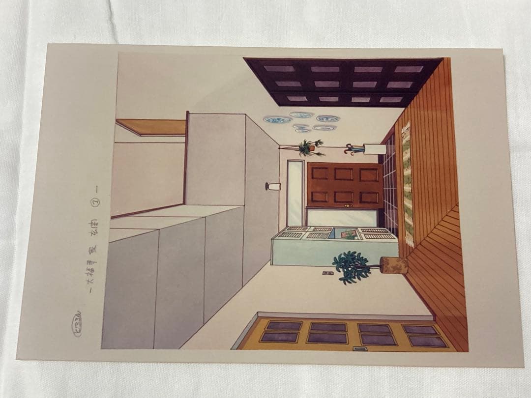当時物 どろろんぱっ 設定資料 写真 背景ボード セット売り 1990年代アニメ