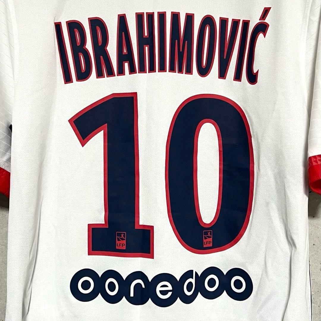 【極美品！】14/15 PSG ♯10イブラヒモヴィッチ【Mサイズ相当】アウェイ