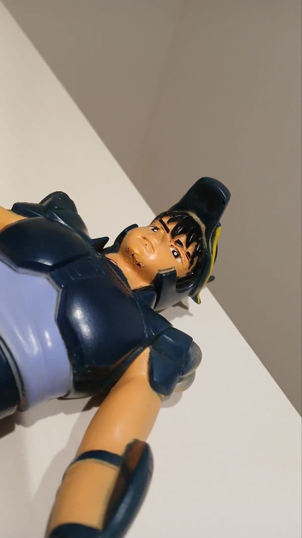 無版権　パチ　聖闘士星矢　ドラゴン紫龍　ソフビ　当時物　台湾製