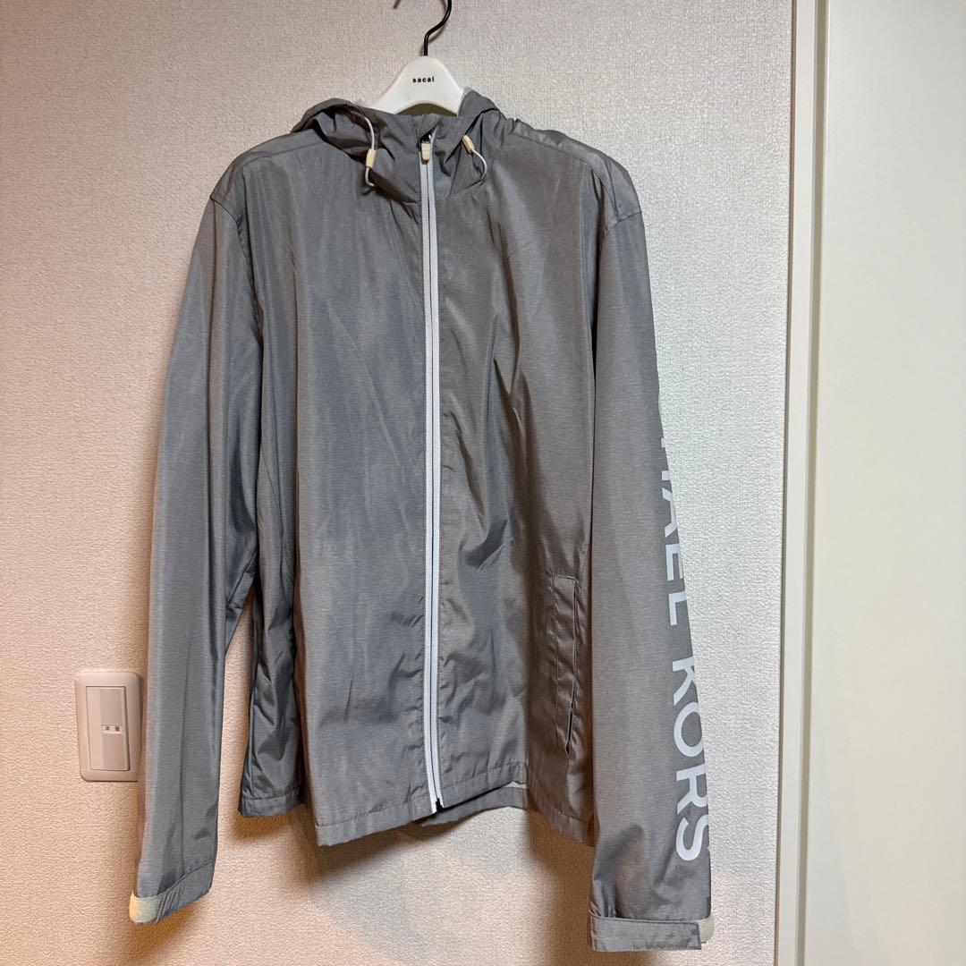 MICHAEL KORS グレー ウィンドブレーカー