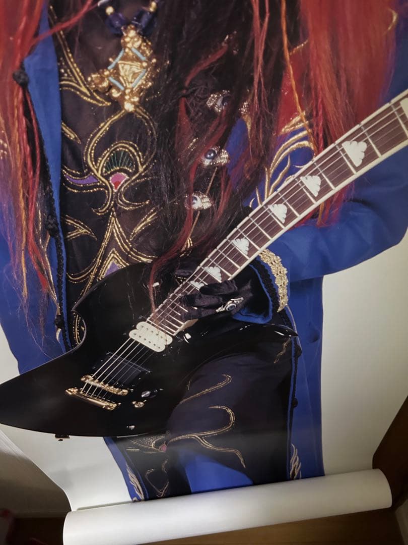 hide 印刷サイン入り等身大ポスター 予約特典
