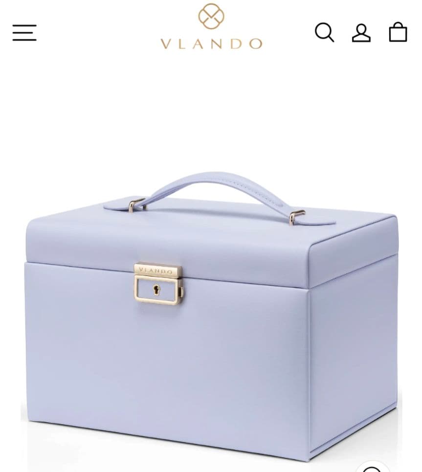 【新品】Vlando ジュエリーボックス パープル