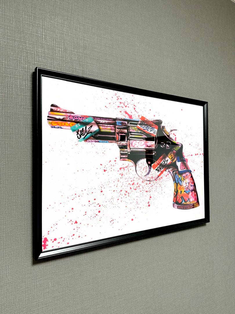 No.160フレーム付きキャンバスアート　ブランドアートポスター　ストリート絵画