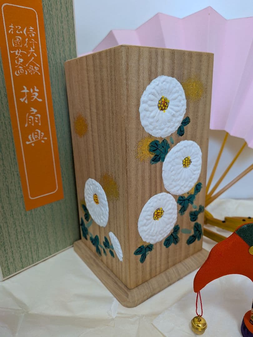 宮脇賣扇庵　蝶　枕　扇子5本。当時物　未使用　得点控未開封。