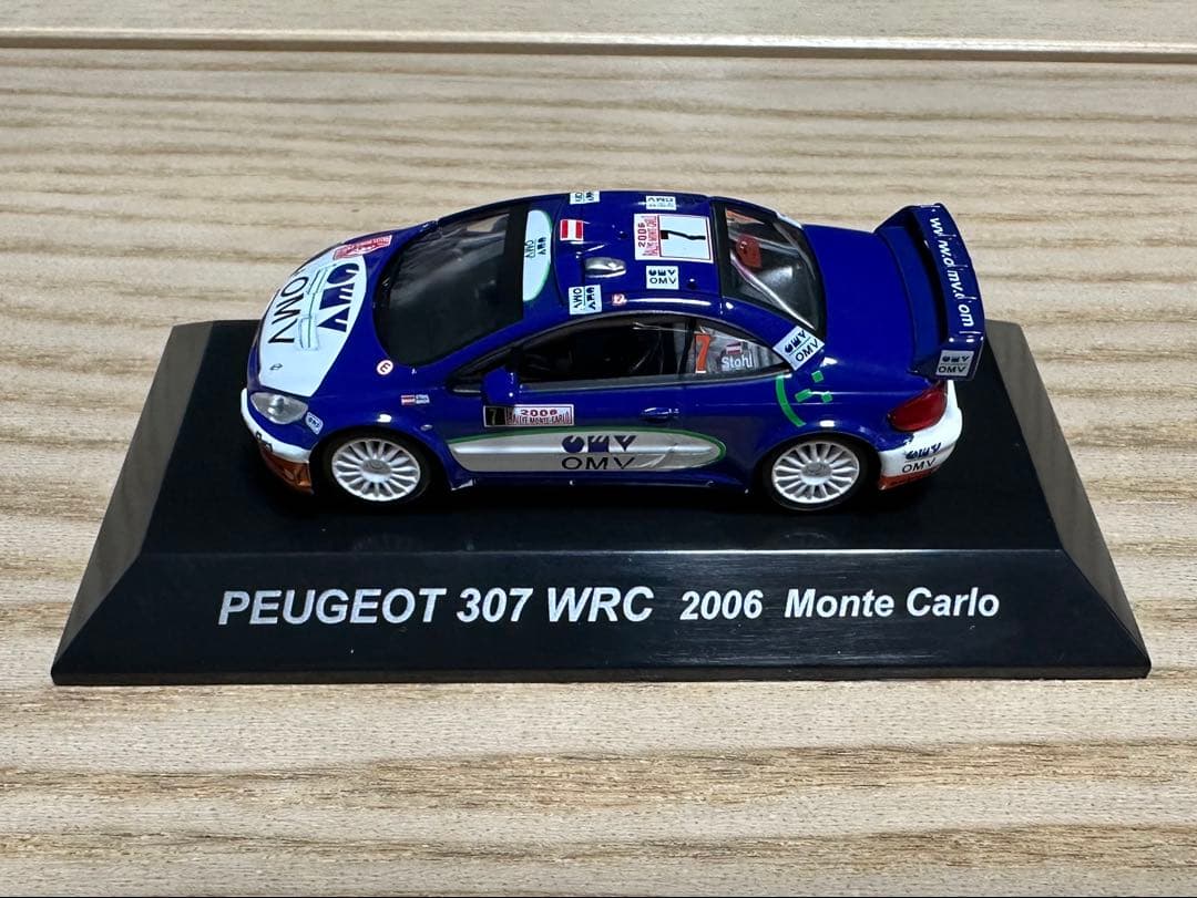 CMs RALLY CAR COLLECTION 1/64プジョー　トミカサイズ