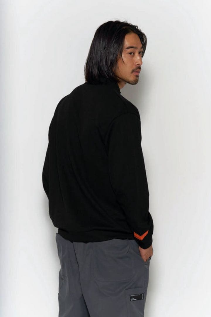 ラフロッグ　サーマルモックネックシャツ　Lサイズ　ブラック