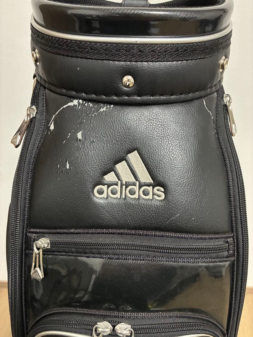 adidas キャディバッグ ブラック/レッド