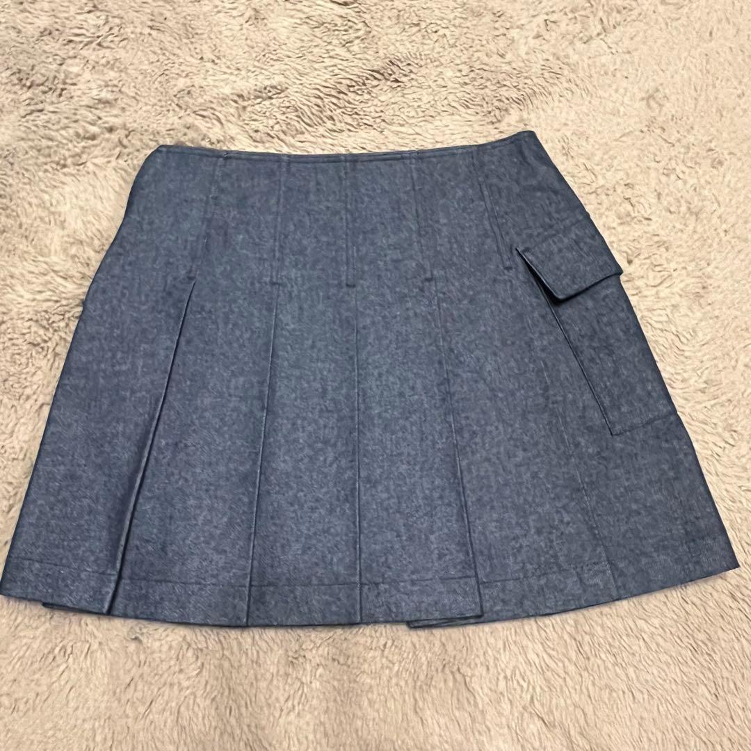 A.P.C. GOLF(アー・ペー・セー ゴルフ）デニム風プリーツスカート⭐︎新品
