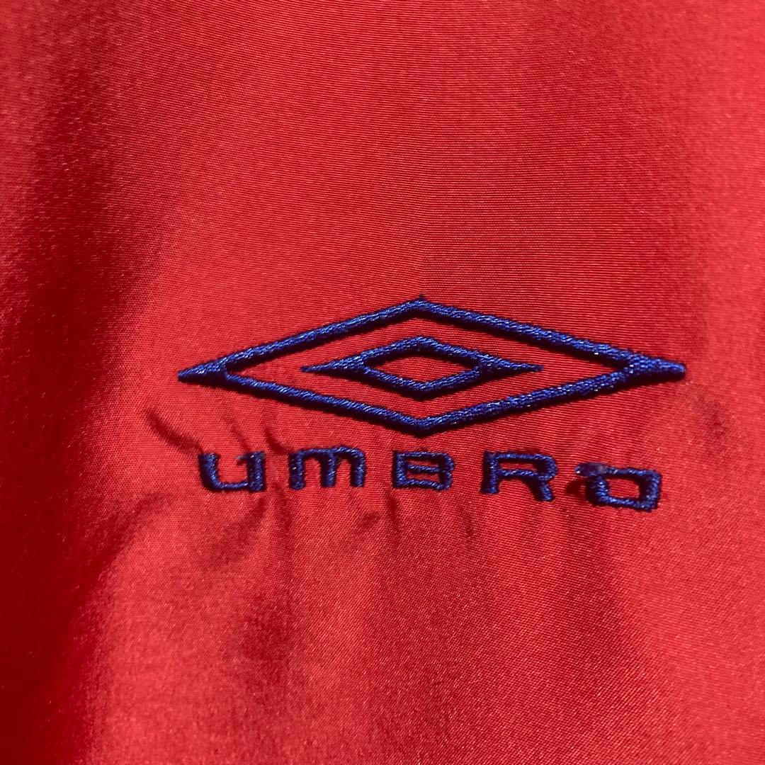 希少UMBRO x England プルオーバー ナイロンジャケット Vネック