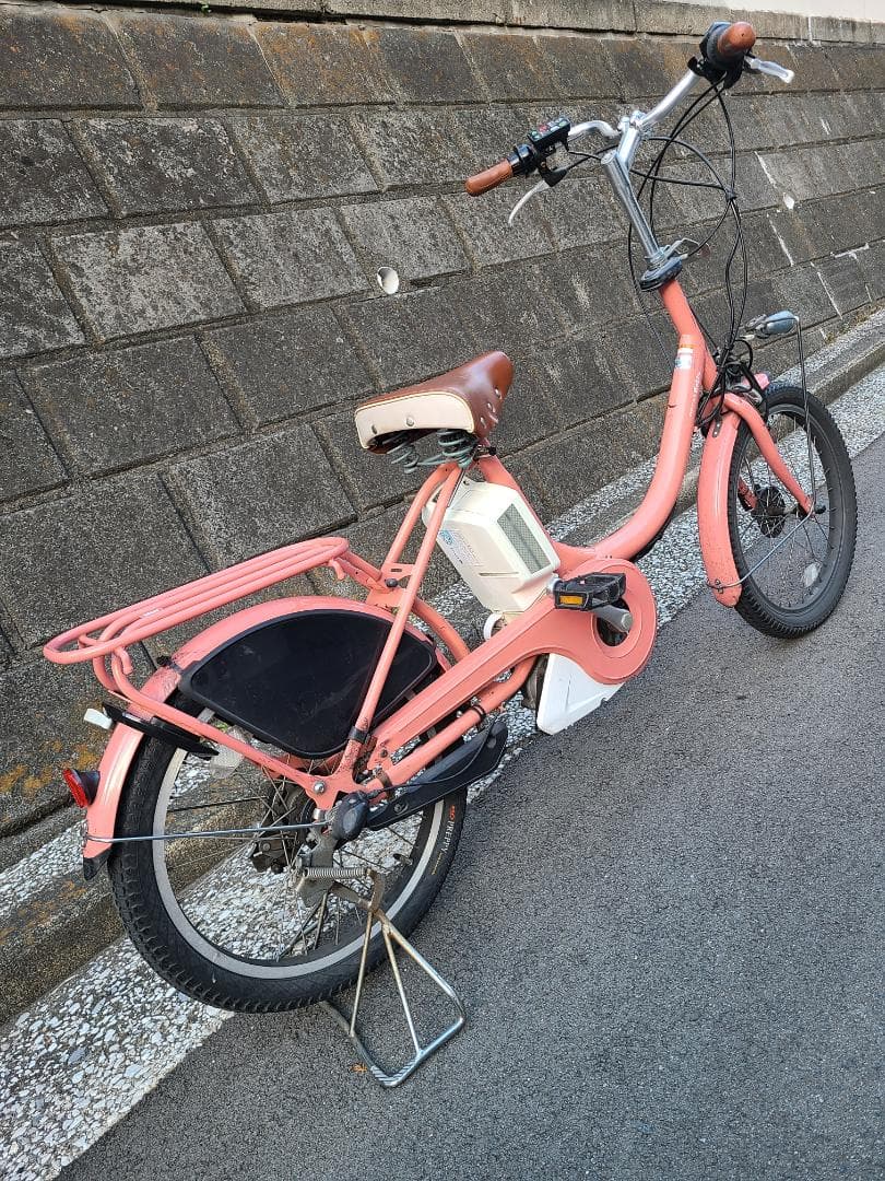 ヤマハ　PAS Babby パスバビー 電動自転車　ピンク　12.8Ah