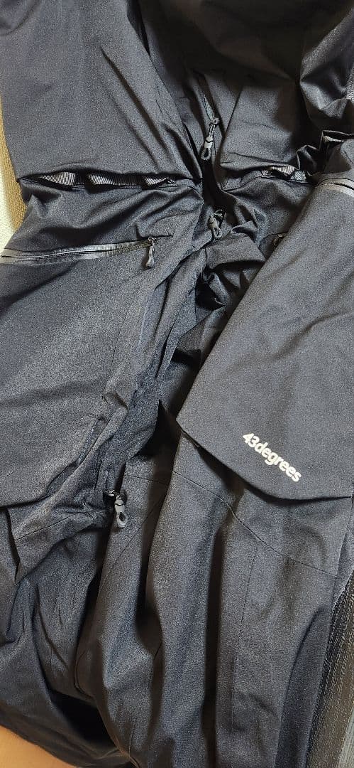 43DEGREES　スノーボードビブパンツ　M-L