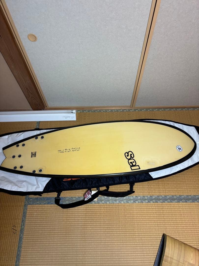 Sel ファンボード クリーム色 ケース付き