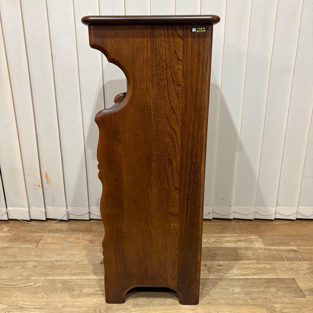 極美品 OLD karimoku オールド カリモク コロニアル 電話台 花台