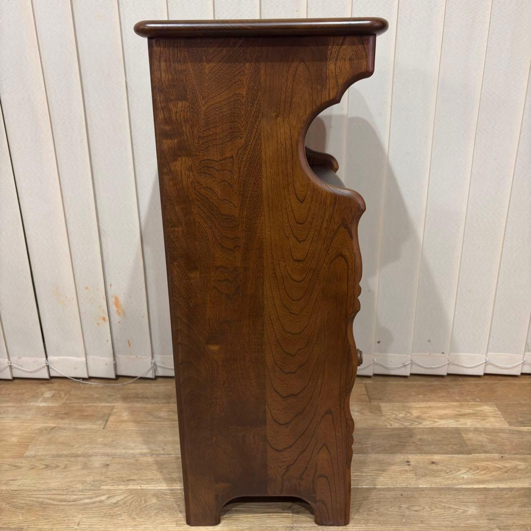 極美品 OLD karimoku オールド カリモク コロニアル 電話台 花台