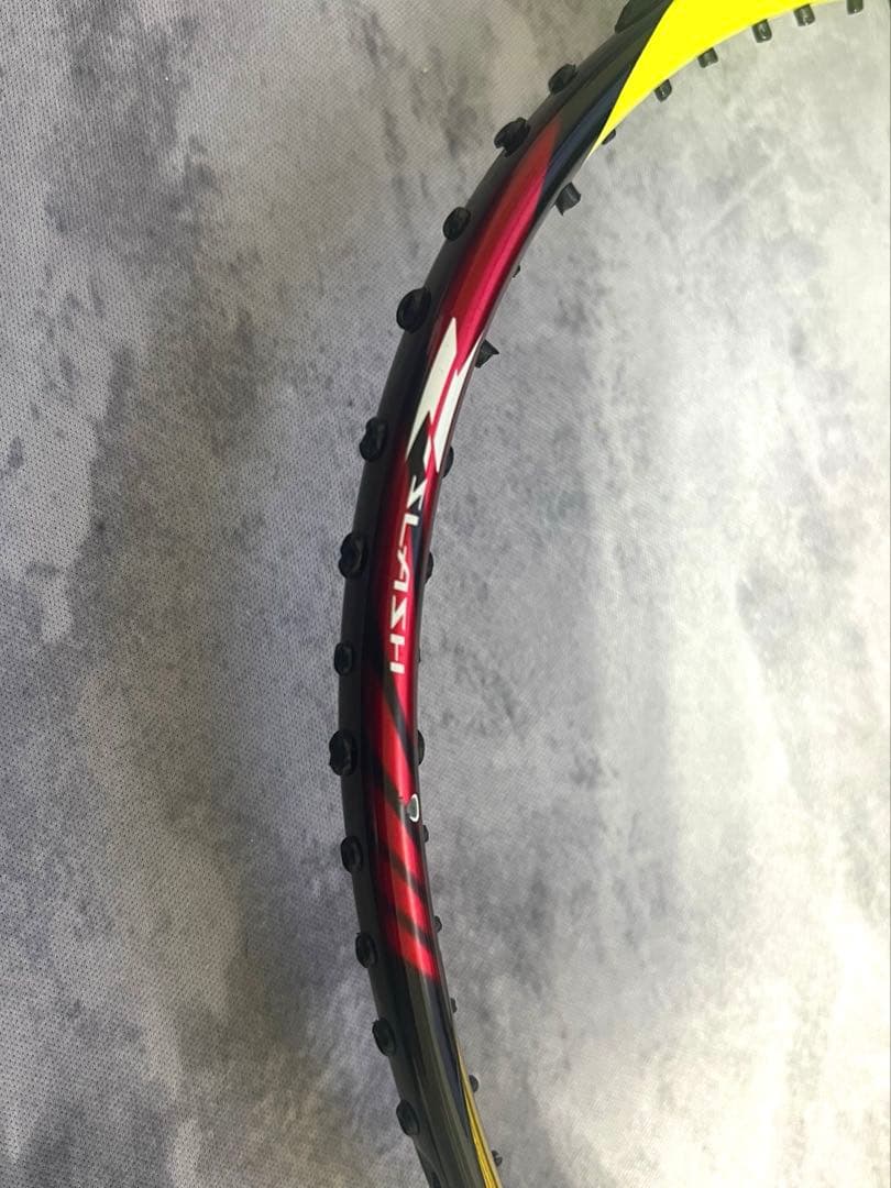 アークセイバーZスラッシュ サテライトニトロ ラケット2本セット+ガット