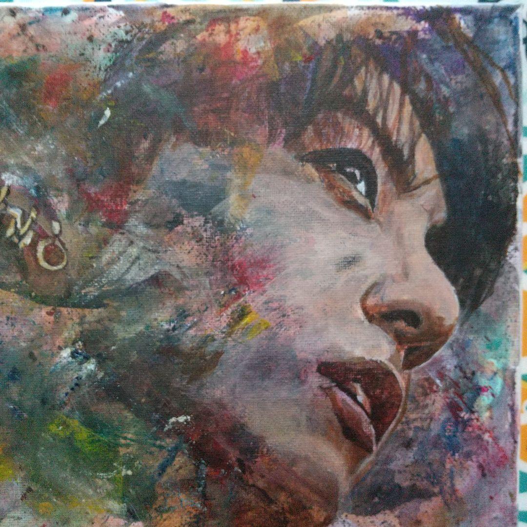 人物画#37 男性の肖像 アクリル画 3号
