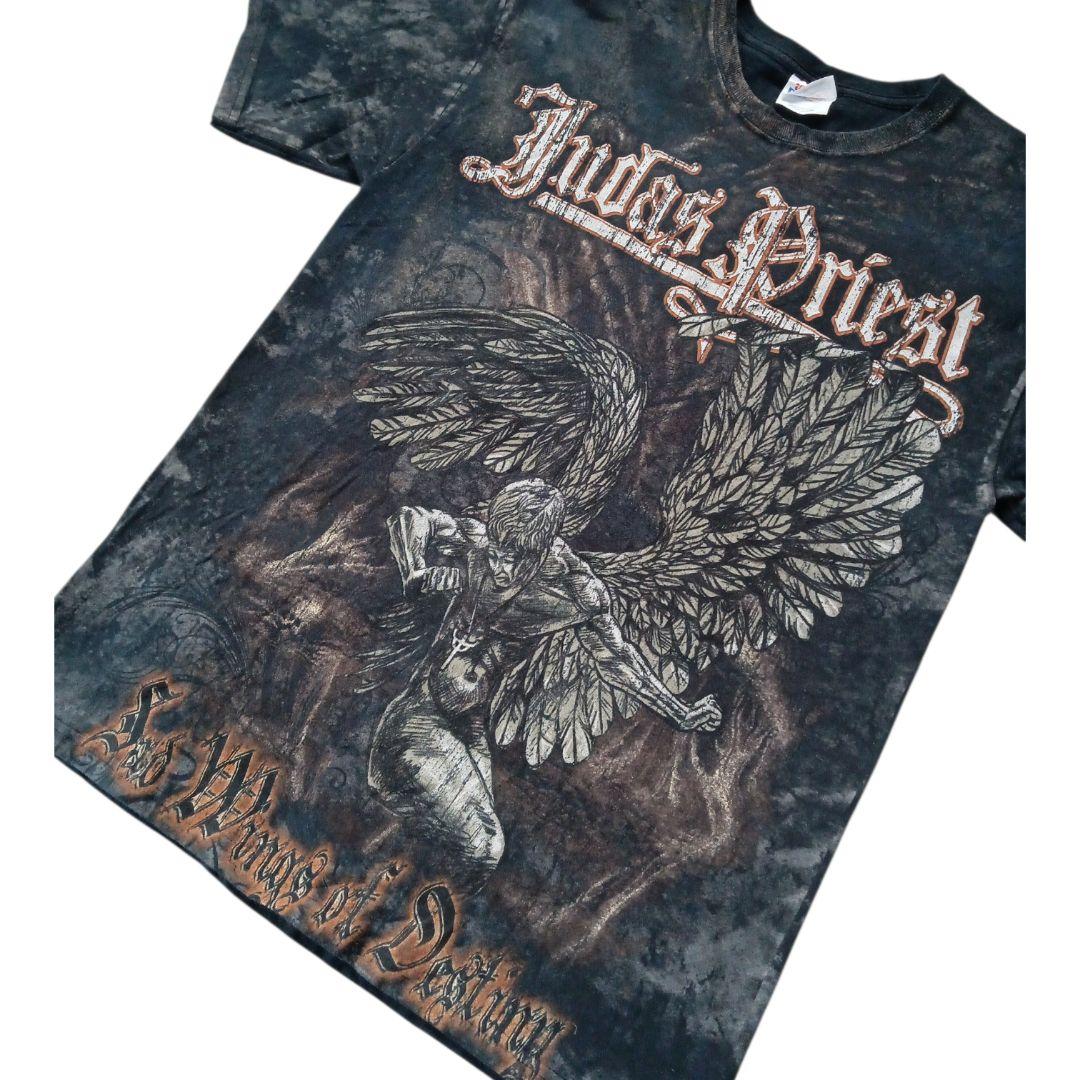 2000年代 ジューダスプリースト 総柄 Tシャツ Мサイズ