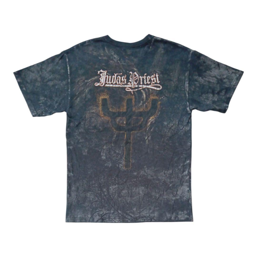 2000年代 ジューダスプリースト 総柄 Tシャツ Мサイズ