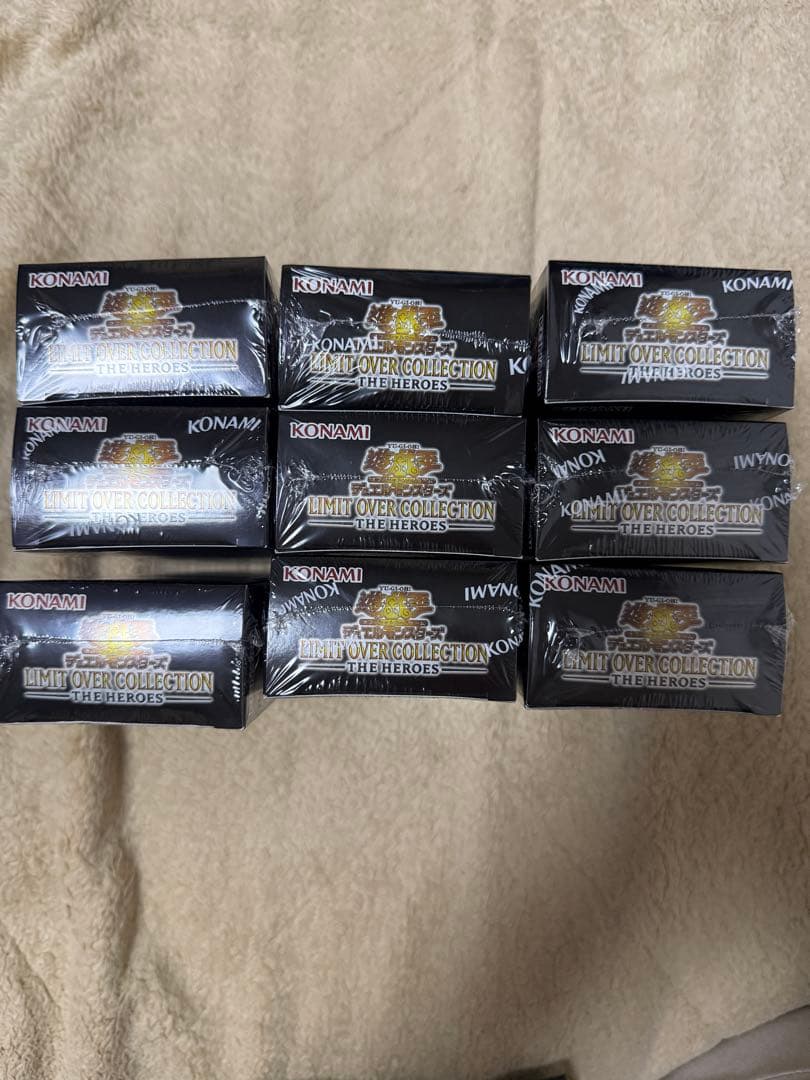 遊戯王 リミットオーバーコレクション9BOX 特典3パック付