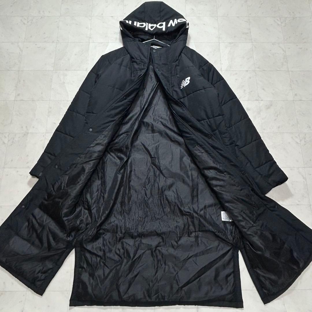 New Balance ニューバランス メンズ 中綿ベンチコート ブラック M
