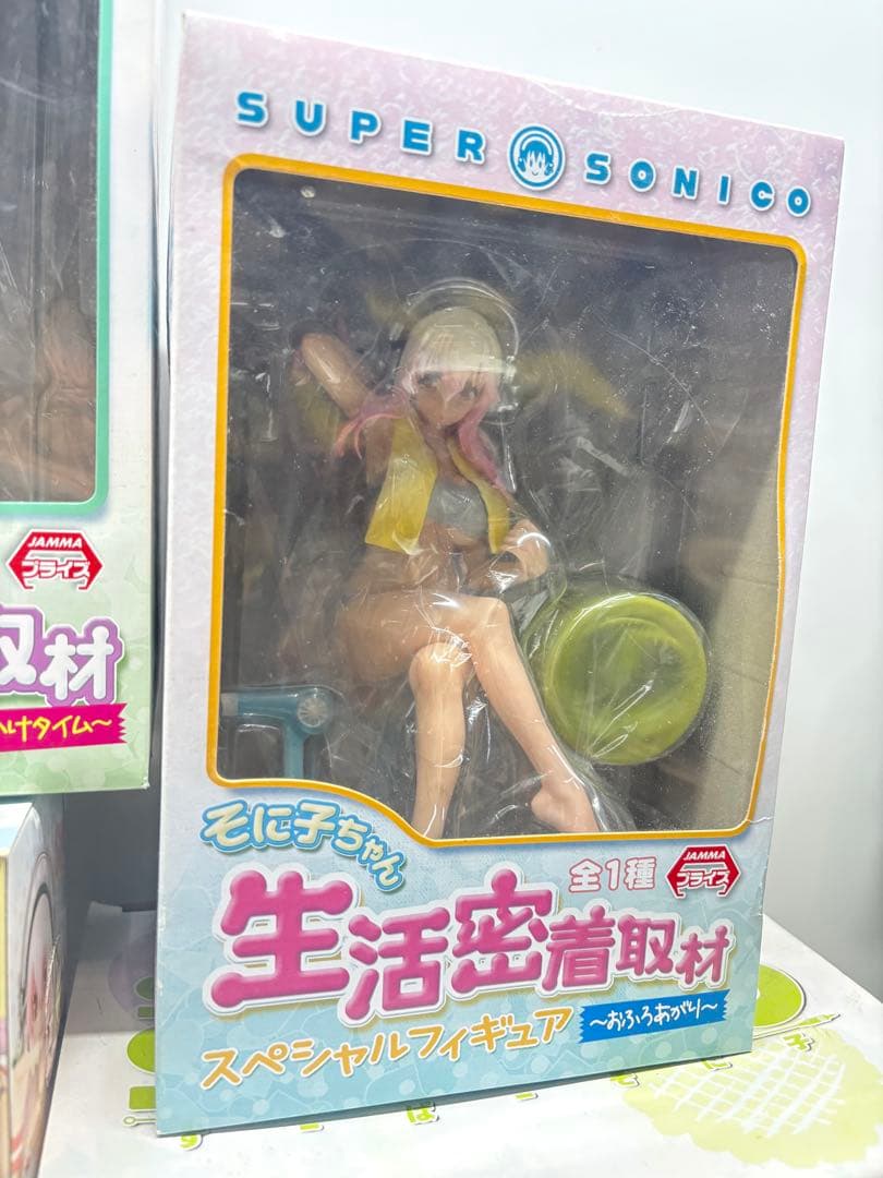 新品未開封 すーぱーそに子 スペシャルフィギュア 生活密着取材　6個　セット