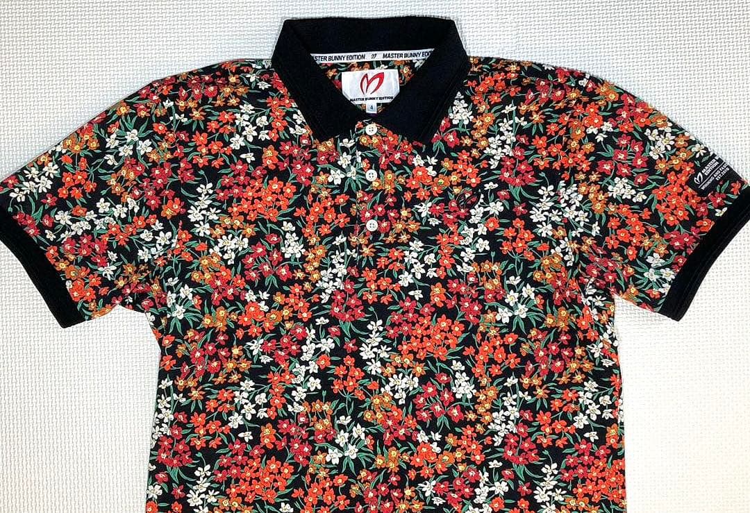 マスターバニーエディション LIBERTY PRINT ポロシャツ（BLK／4）