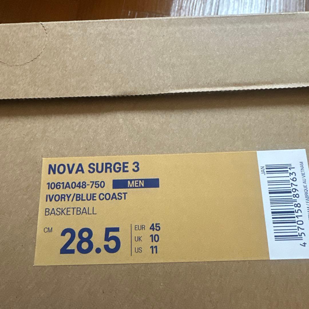 アシックス NOVA SURGE 3 ノヴァ サージ 3 28.5cm