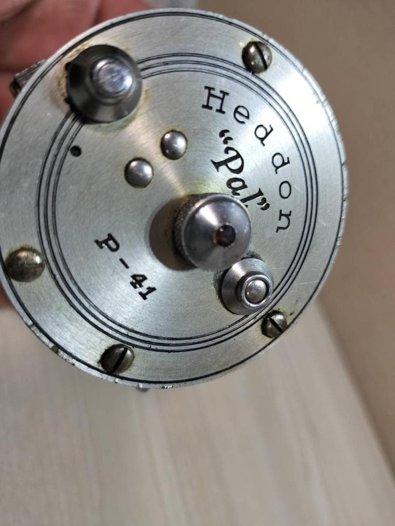 ☆ヘドン　HEDDON PAL P-41 シルバー　ダイレクトリール　ビンテージ