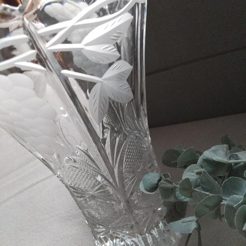 【新品】花瓶　ポーランド製　ガラス　ＨＯＵＳＥ＆ＢＥＳＴ　ＨＯＹＡ