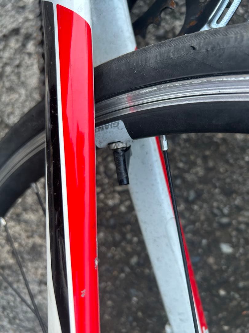 GIANT ロードバイク ホワイト/レッド　TCR ESPOIR