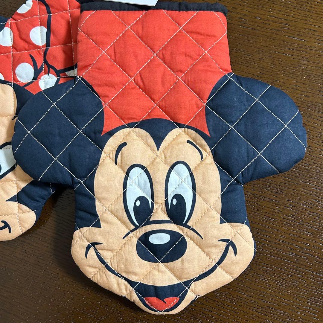 未使用　マウジー　ディズニー　コラボ　キッチンミトン　鍋つかみ　ミッキー　ミニー