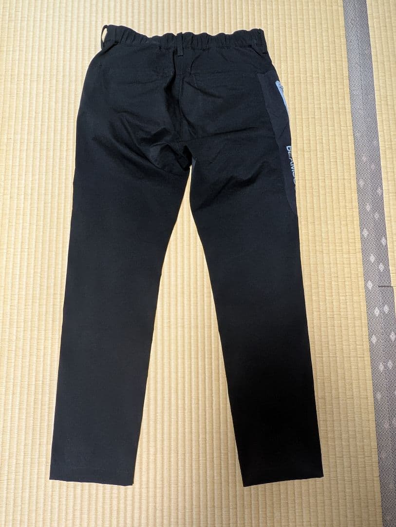【わけねこ】BEAMS GOLF ロゴ ジップ ストレッチパンツ S サ