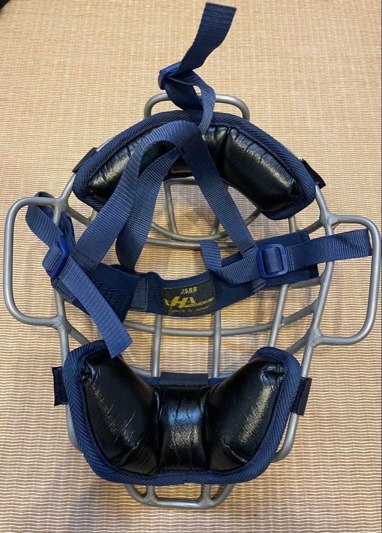 ハタケヤマ　J.S.B.B キャッチャー用プロテクター ネイビー/ホワイト