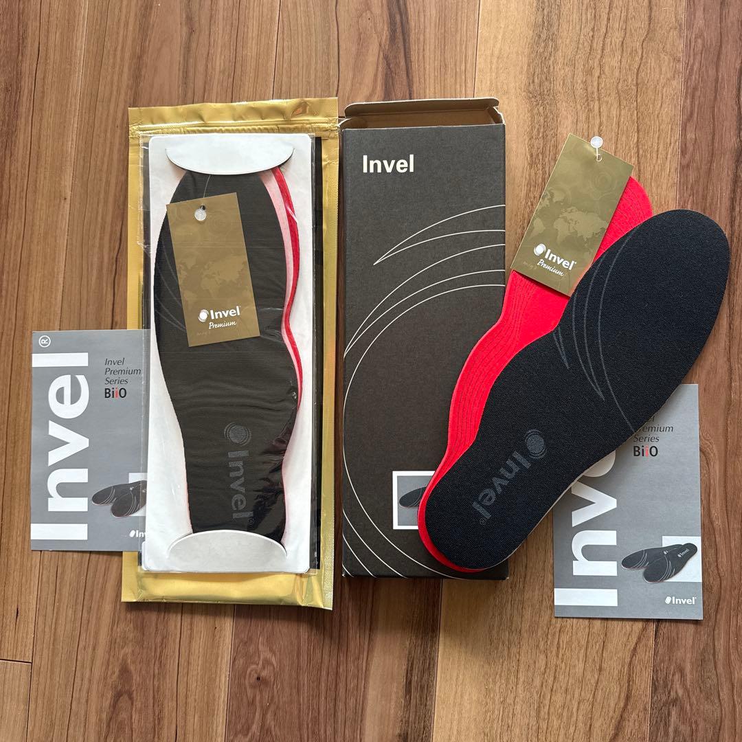 Invel BiO インソール 赤/黒　2セット